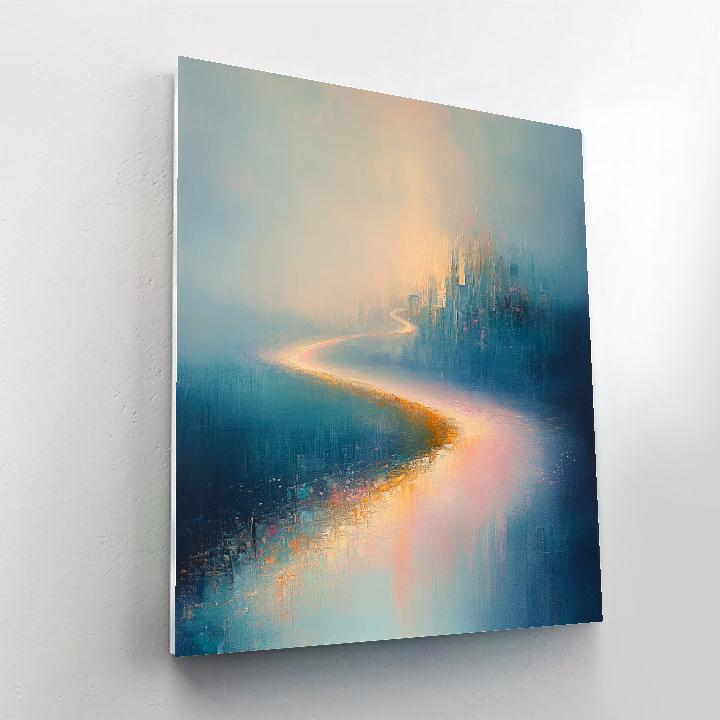 Edgar Degas Inspired Twilight Light Study Painting by numbers kit