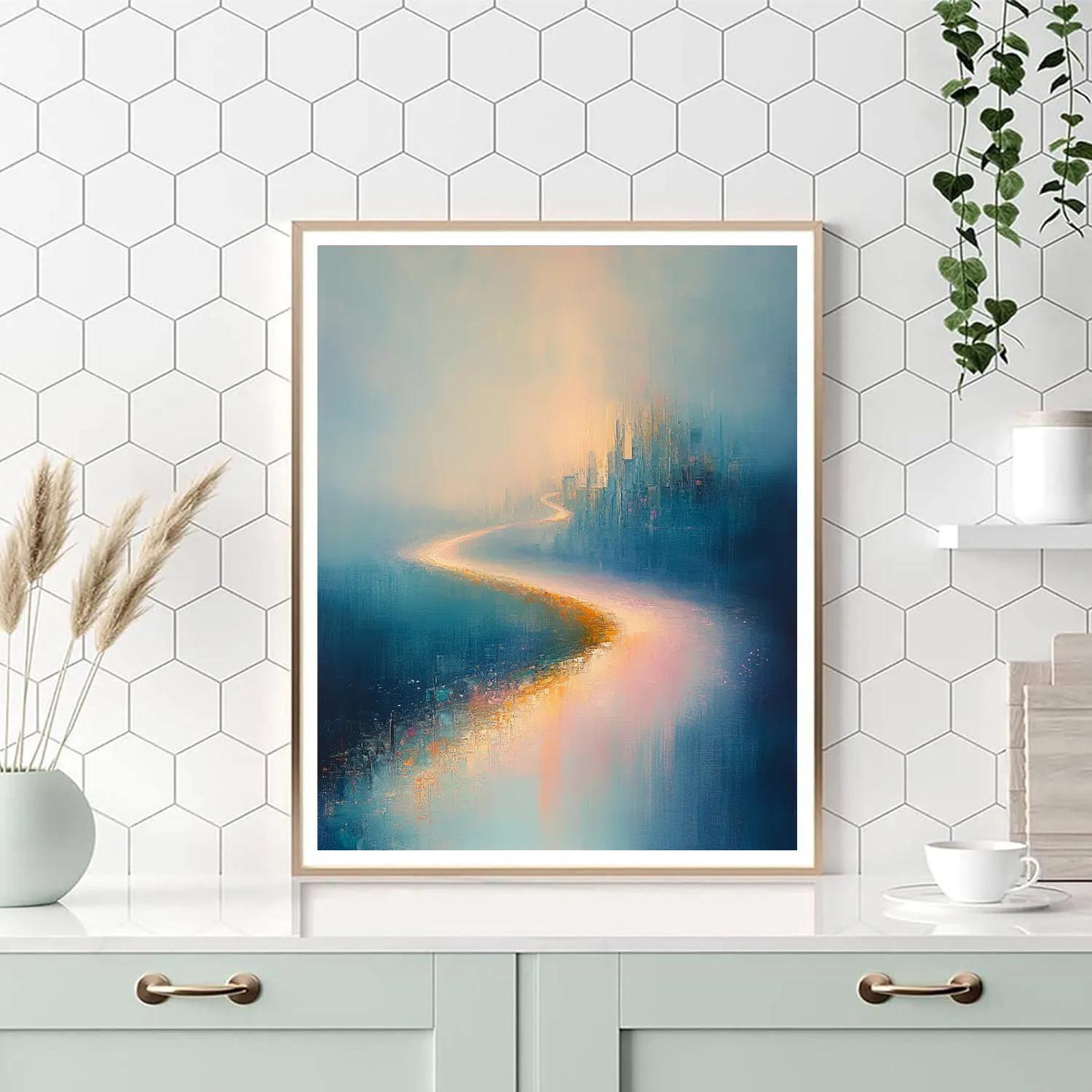 Edgar Degas Inspired Twilight Light Study Painting by numbers kit