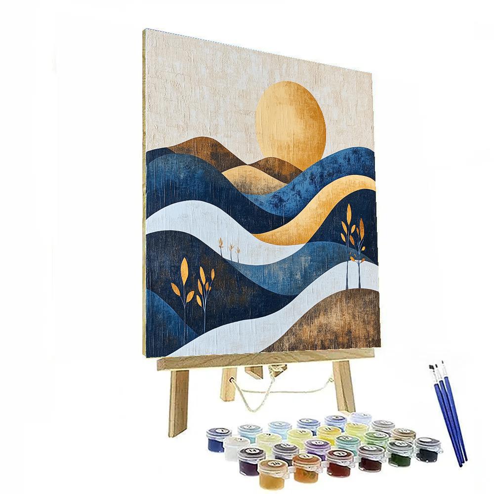 Paul Klee Inspired Rhythm Of Nature Paint by numbers art