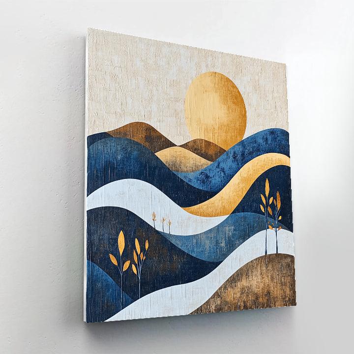 Paul Klee Inspired Rhythm Of Nature Paint by numbers art