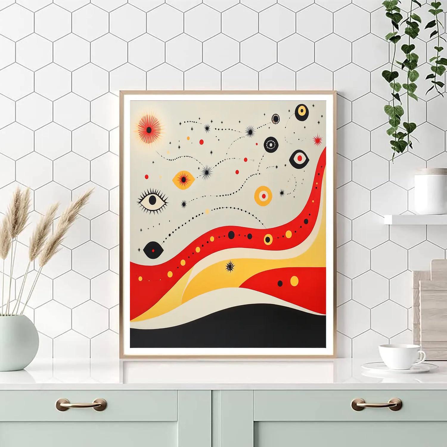 Joan Miró Inspired Dreamy Constellations painting number kit