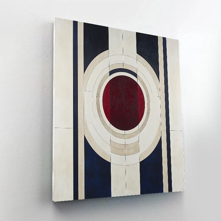 Kazimir Malevich Inspired Suprematist Orbital Balance paint by color