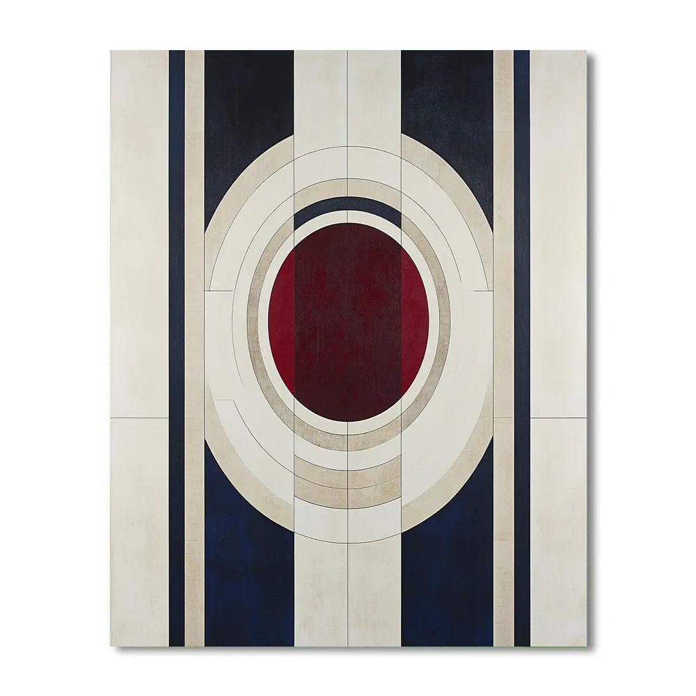 Kazimir Malevich Inspired Suprematist Orbital Balance paint by color