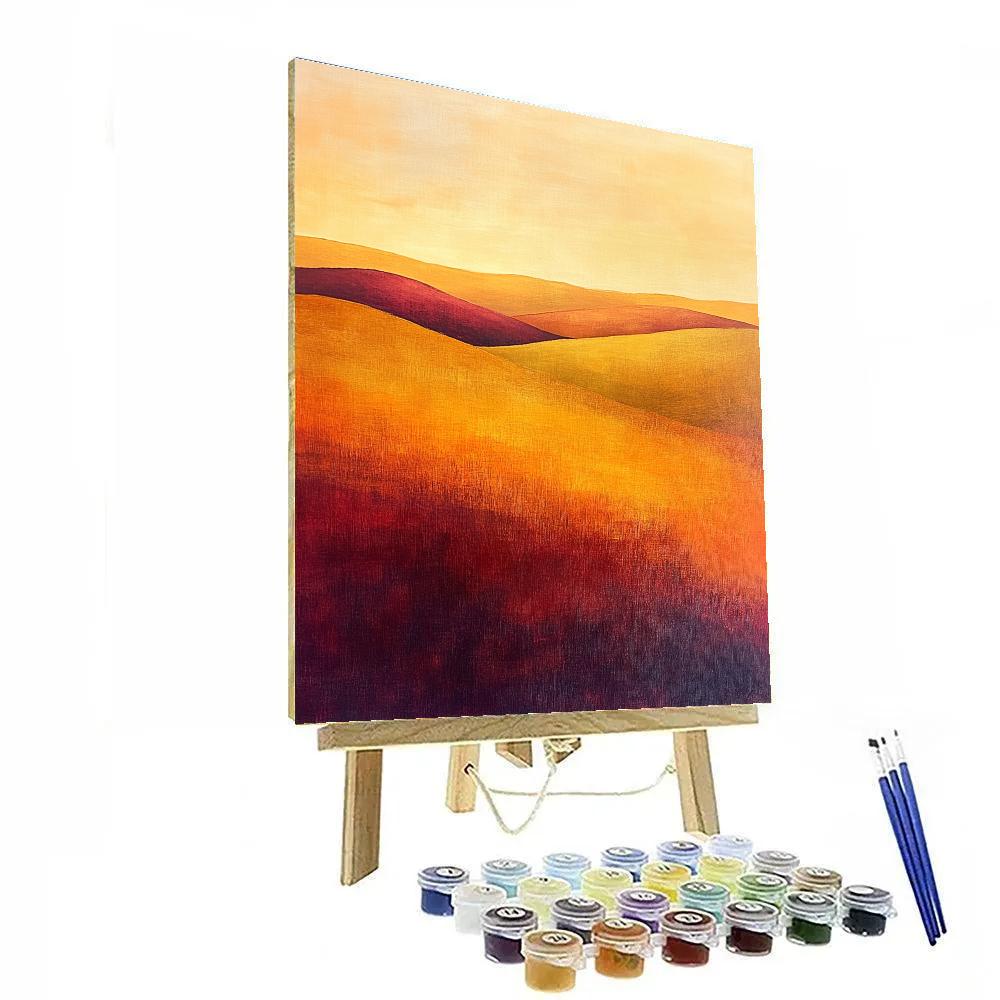 Mark Rothko Inspired Autumn Reflection painting number kit