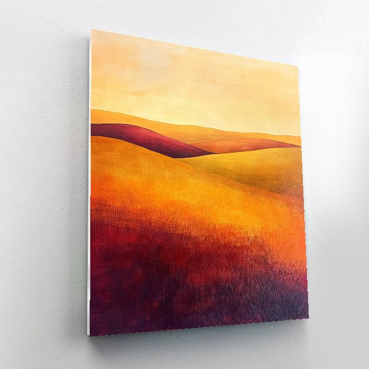 Mark Rothko Inspired Autumn Reflection painting number kit