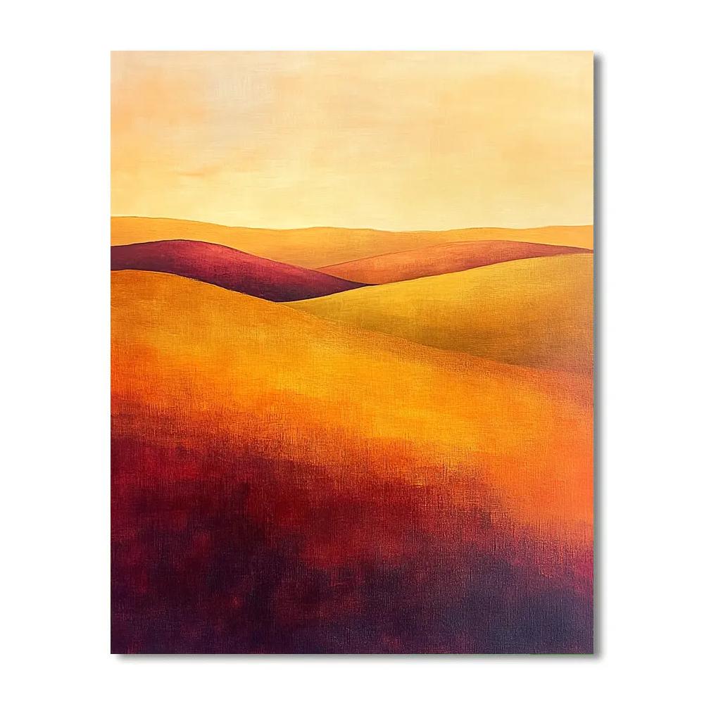 Mark Rothko Inspired Autumn Reflection painting number kit