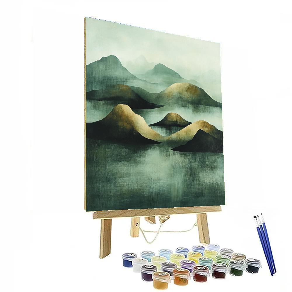 Max Ernst Inspired Subconscious Archipelago paint by numbers