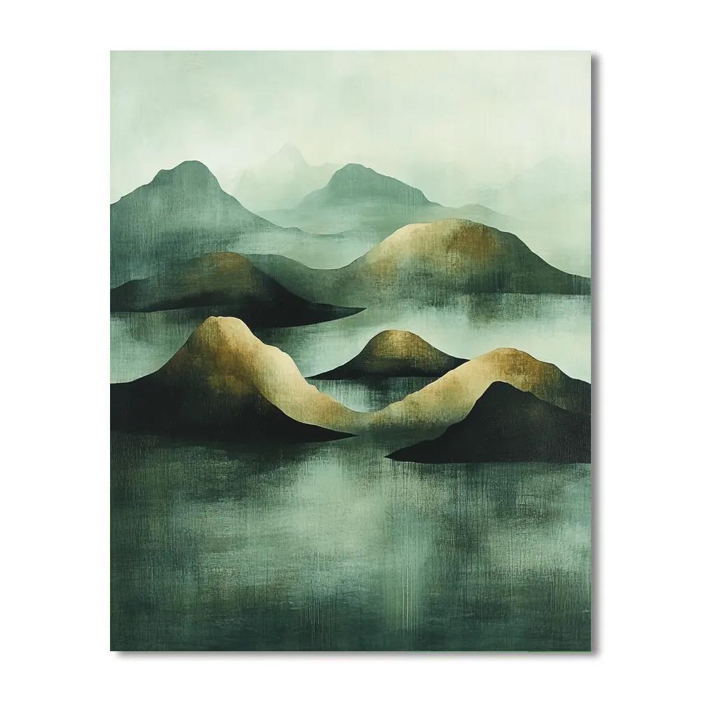 Max Ernst Inspired Subconscious Archipelago paint by numbers