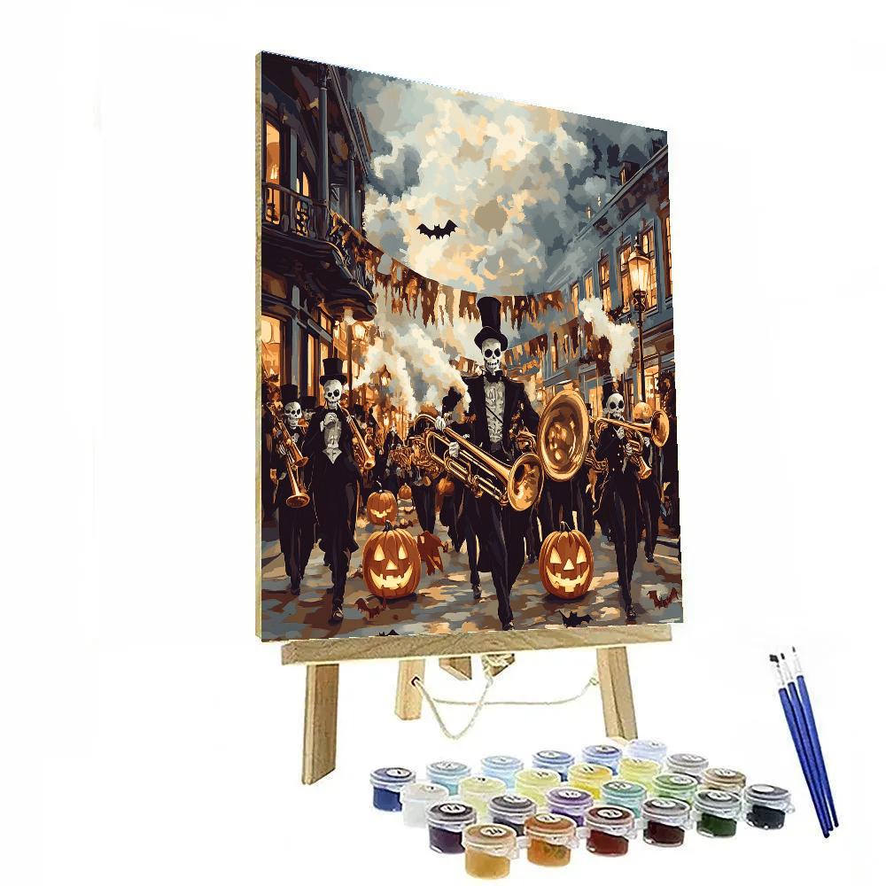Ghoul Street Parade Haunted Paint by numbers kits