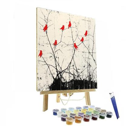 Banksy Inspired Urban Nature Resistance paint by number