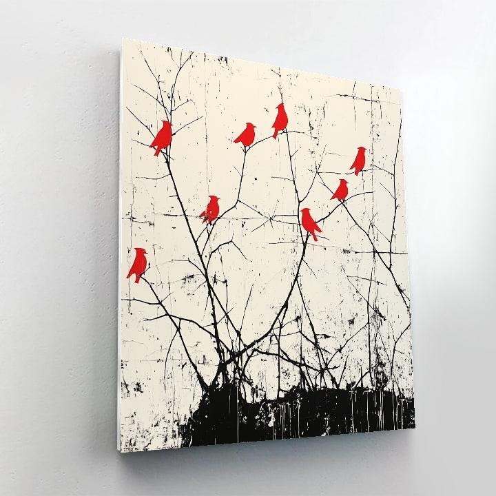 Banksy Inspired Urban Nature Resistance paint by number