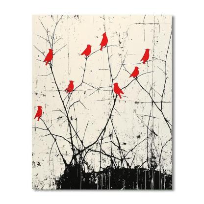 Banksy Inspired Urban Nature Resistance paint by number
