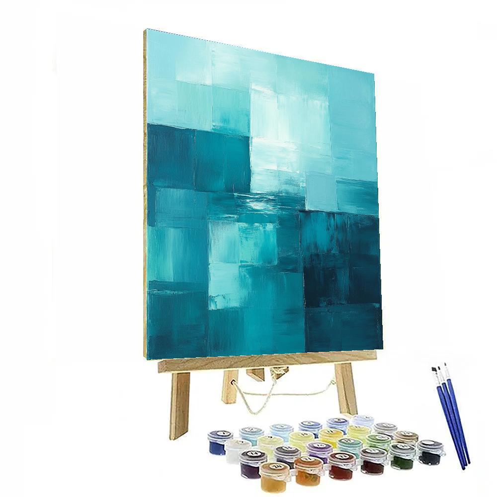Mark Rothko Inspired Oceanic Stillness Painting by numbers kit