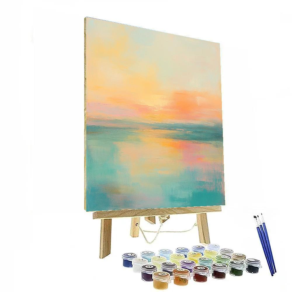 Edgar Degas Inspired Morning Pastel Breeze painting number kit