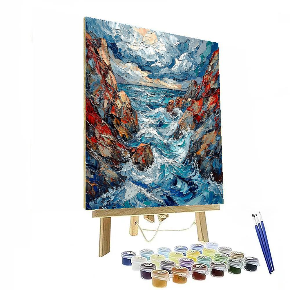 Arthur Lismer Inspired Rockbound September Gale Numbered painting kits