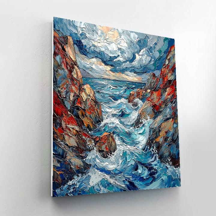 Arthur Lismer Inspired Rockbound September Gale Numbered painting kits