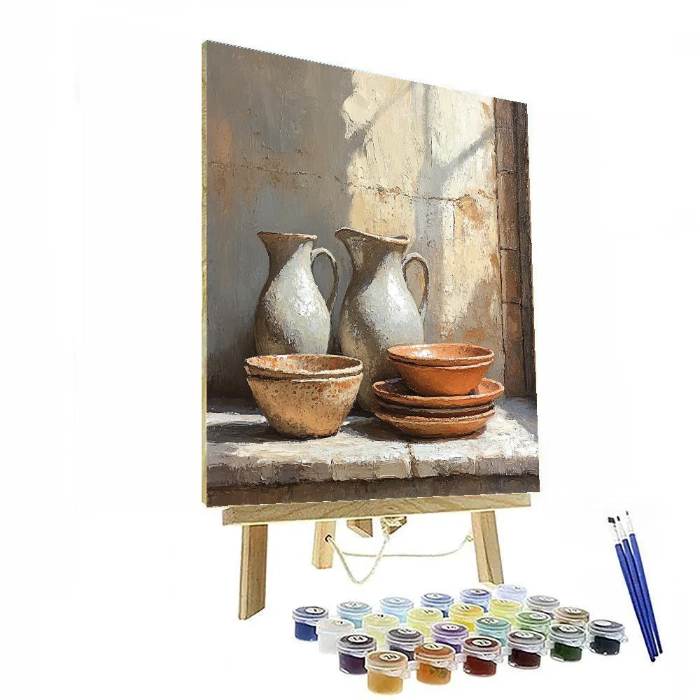 Diego Velázquez Inspired Earthenware Bodegón painting number kit