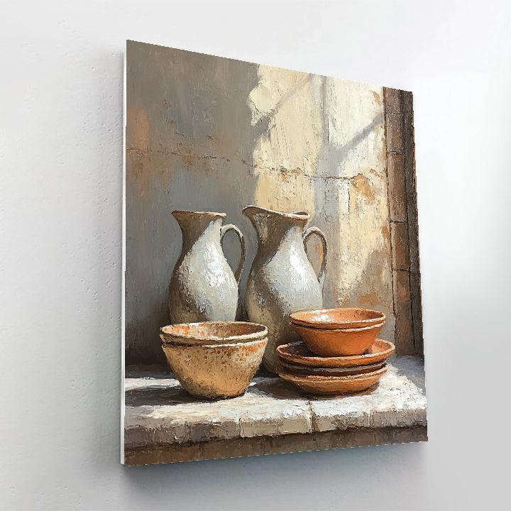 Diego Velázquez Inspired Earthenware Bodegón painting number kit