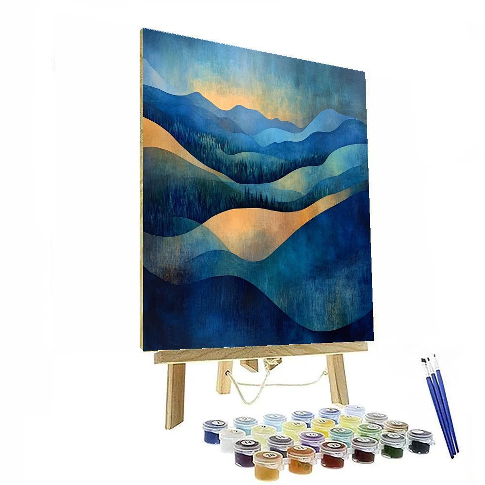 Max Ernst Inspired Surreal Dreamscape Number painting