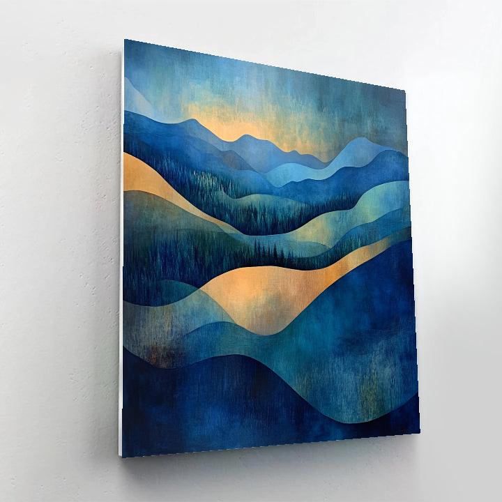 Max Ernst Inspired Surreal Dreamscape Number painting