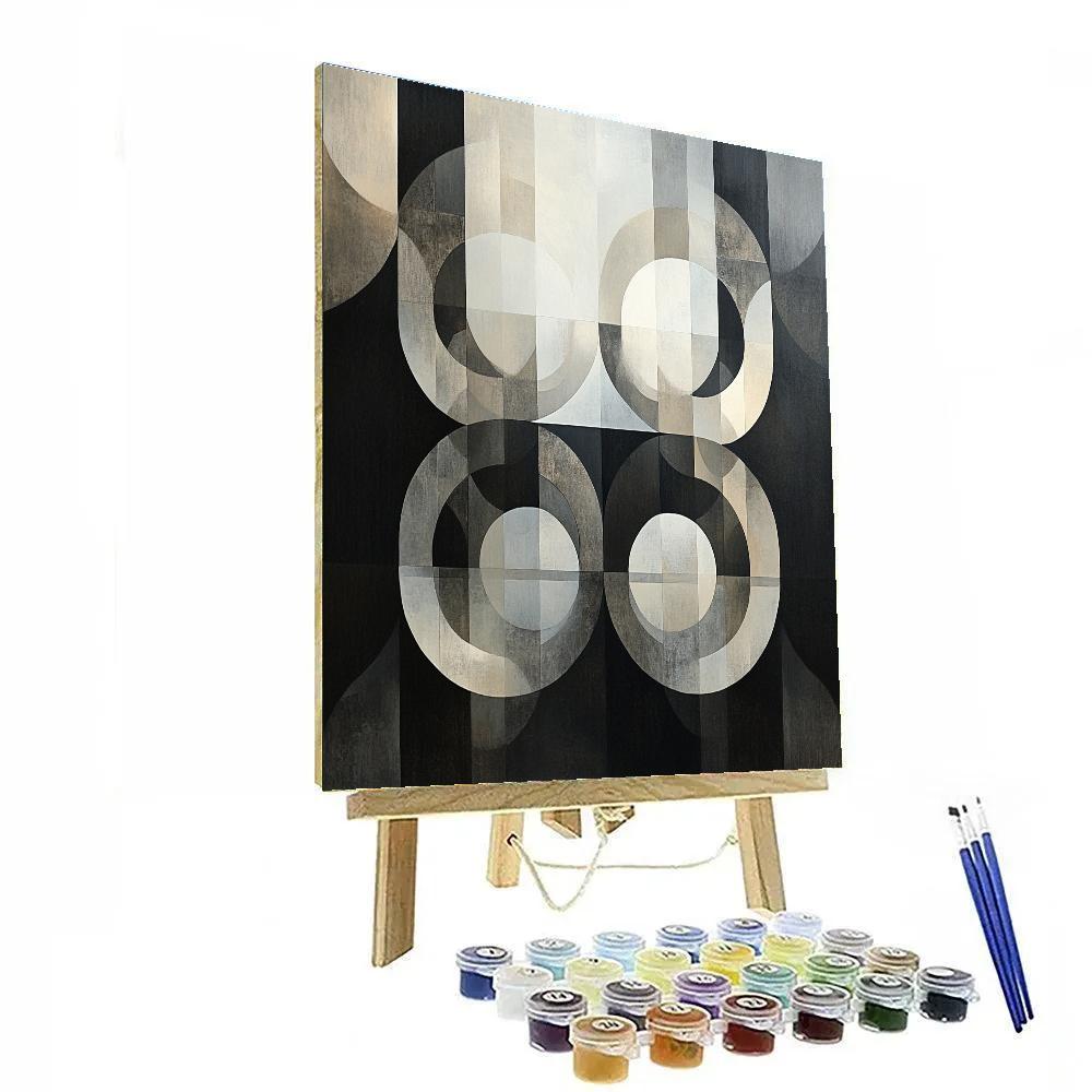 M.C. Escher Inspired Illusions Of Mathematical Harmony painting number kit