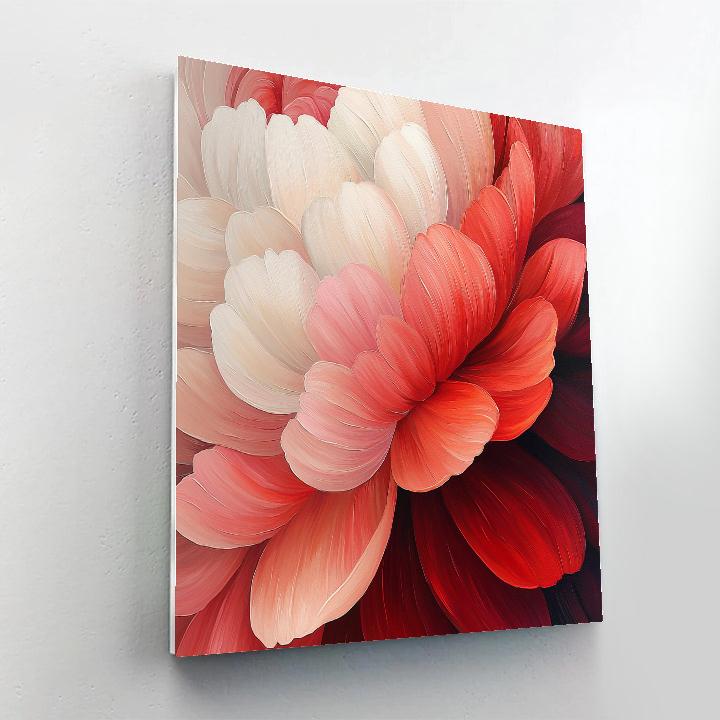 Georgia O’Keeffe Inspired Petal Close-Up With Radiant Core Painting by numbers kit