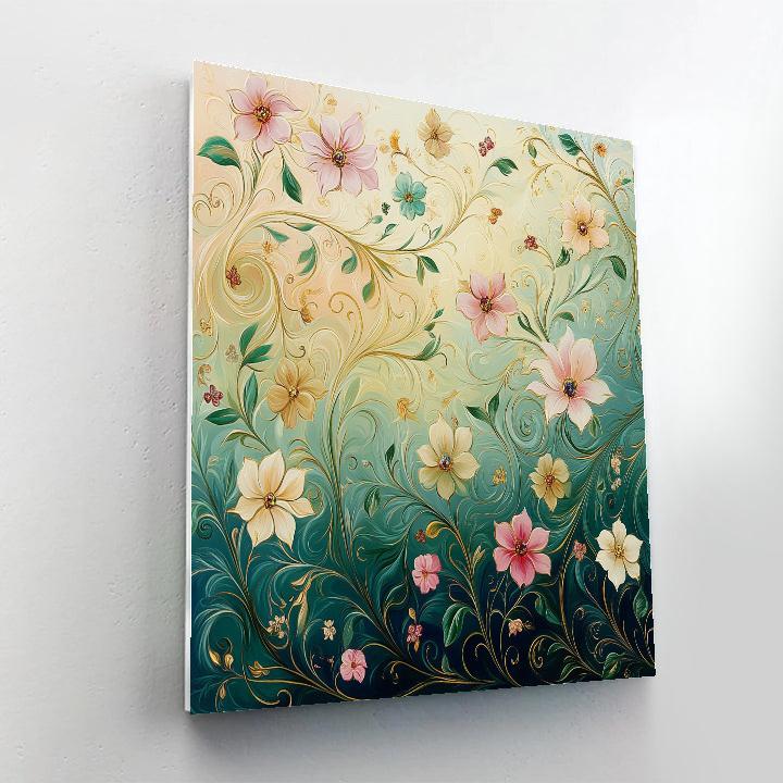 Alphonse Mucha Inspired Whispering Blooms Paint by numbers kits