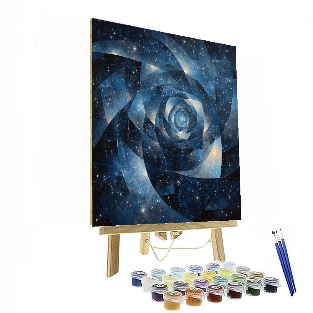 M.C. Escher Inspired Illusionary Cosmos painting number kit