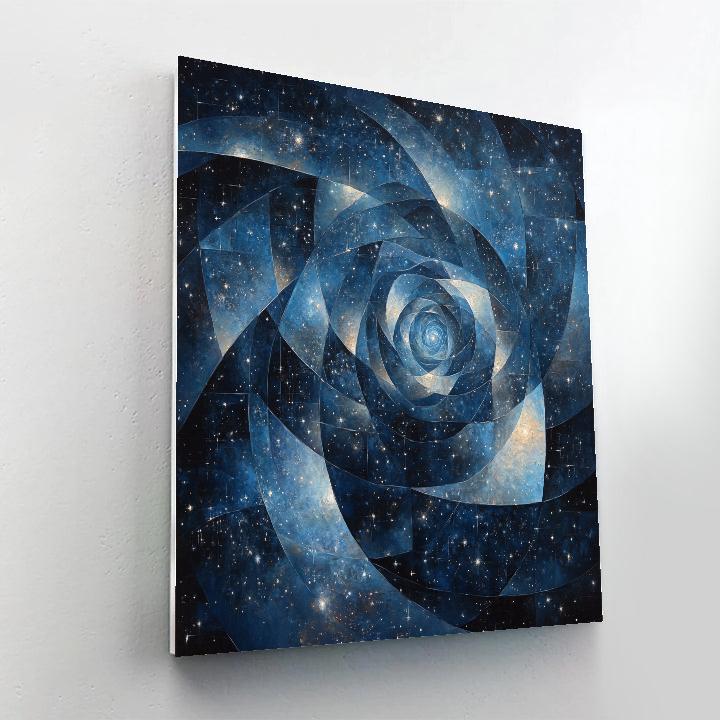 M.C. Escher Inspired Illusionary Cosmos painting number kit