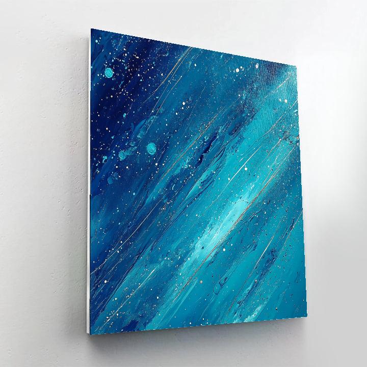 Jackson Pollock Inspired Storm Of Dripping Aurora Painting by numbers kit