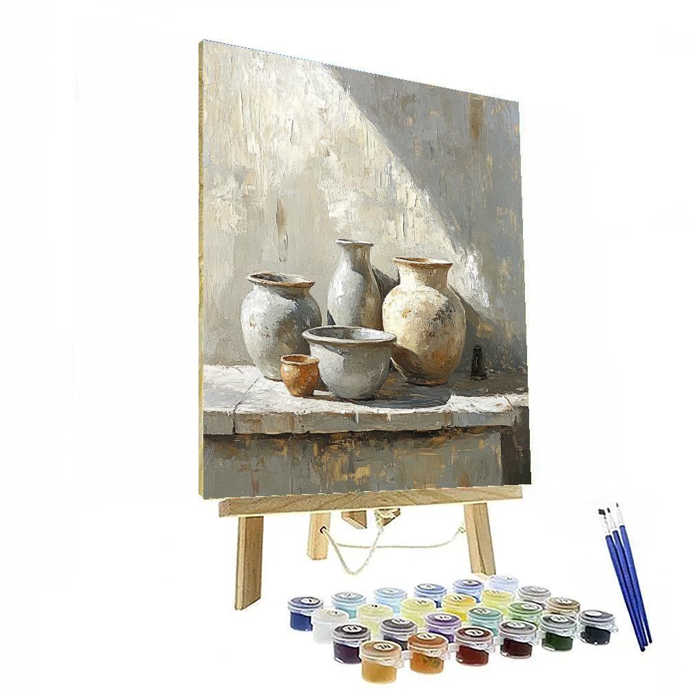 Diego Velázquez Inspired Atmospheric Earthenware Composition Painting by numbers kit