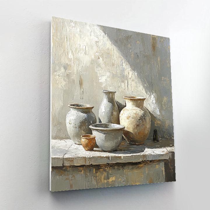Diego Velázquez Inspired Atmospheric Earthenware Composition Painting by numbers kit