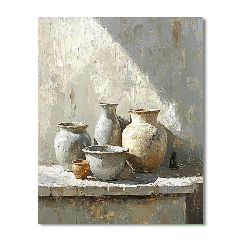 Diego Velázquez Inspired Atmospheric Earthenware Composition Painting by numbers kit