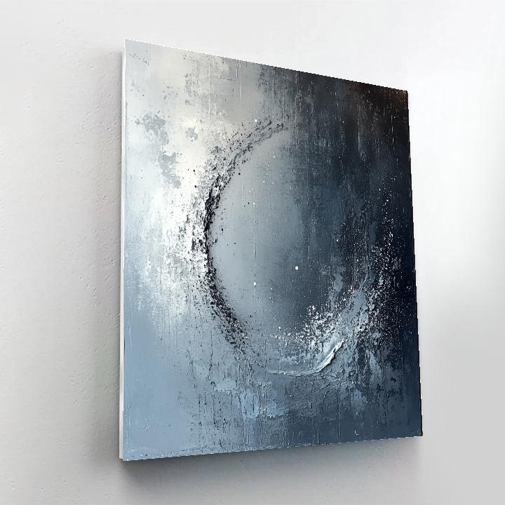 Jackson Pollock Inspired Lunar Tidal Field paint by color