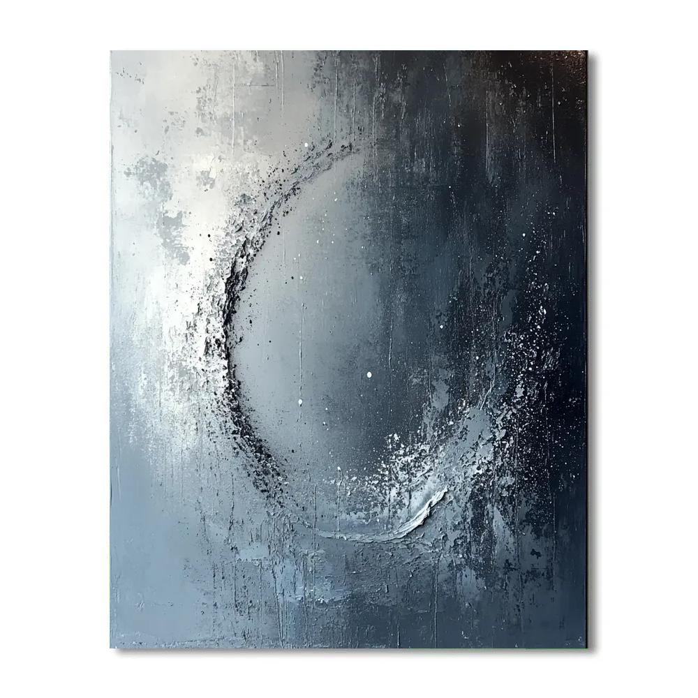 Jackson Pollock Inspired Lunar Tidal Field paint by color