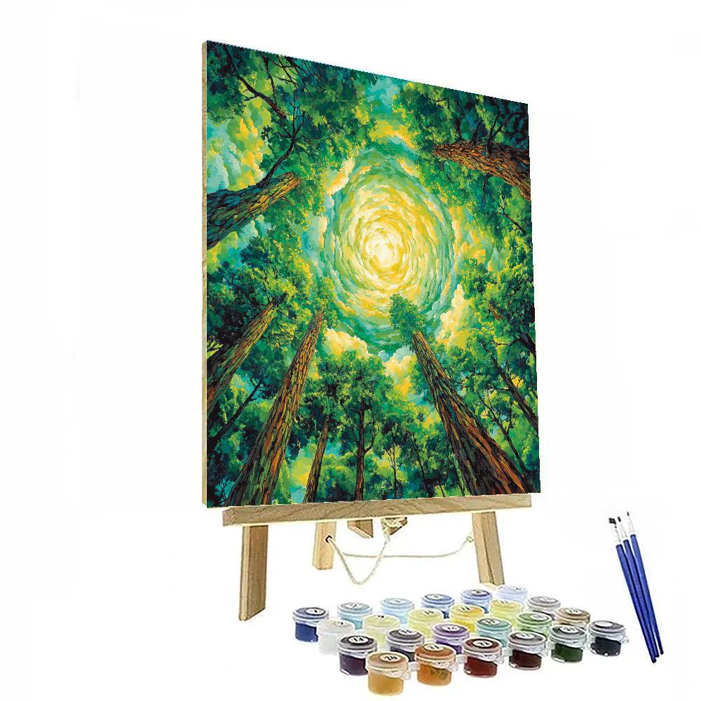 Emily Carr Inspired Whispers Of The Ancient Grove Numbered painting kits