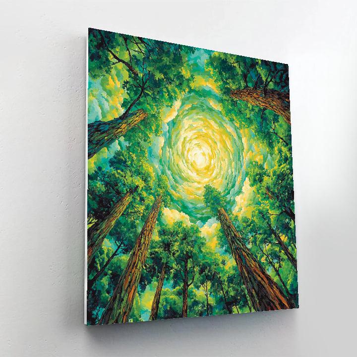 Emily Carr Inspired Whispers Of The Ancient Grove Numbered painting kits