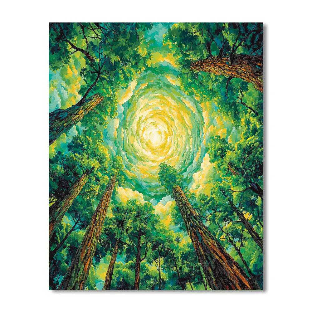 Emily Carr Inspired Whispers Of The Ancient Grove Numbered painting kits