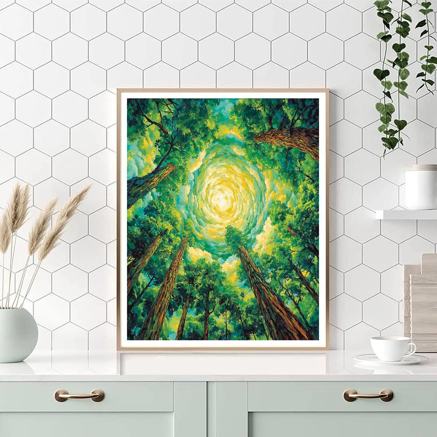 Emily Carr Inspired Whispers Of The Ancient Grove Numbered painting kits