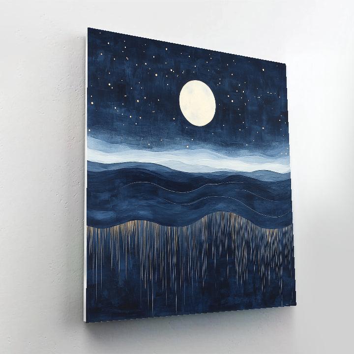 Jackson Pollock Inspired Lunar Drip Symphony paint by color