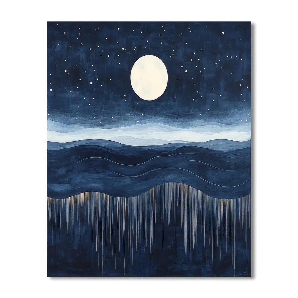 Jackson Pollock Inspired Lunar Drip Symphony paint by color