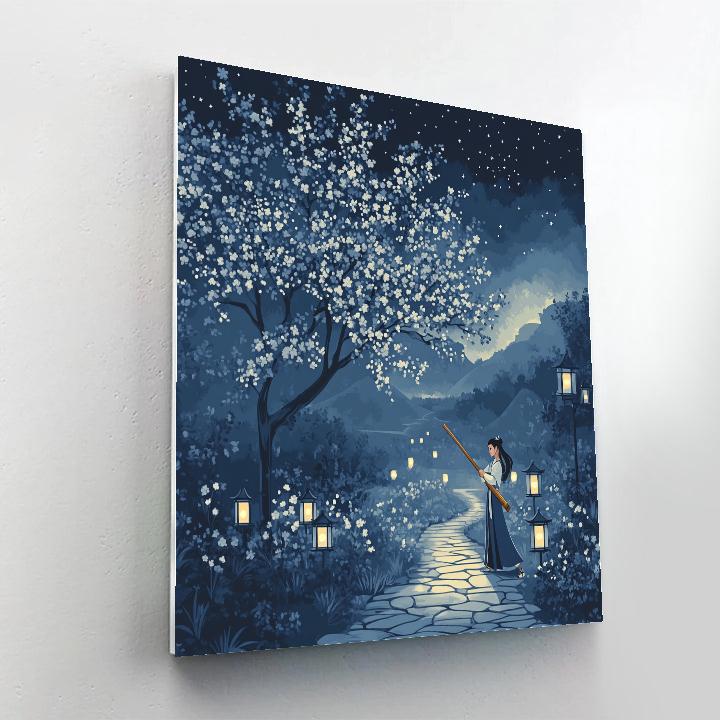 Mulan Courageous Starlight painting number kit