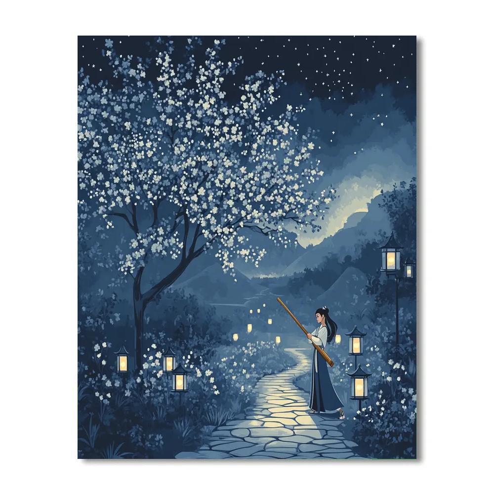 Mulan Courageous Starlight painting number kit