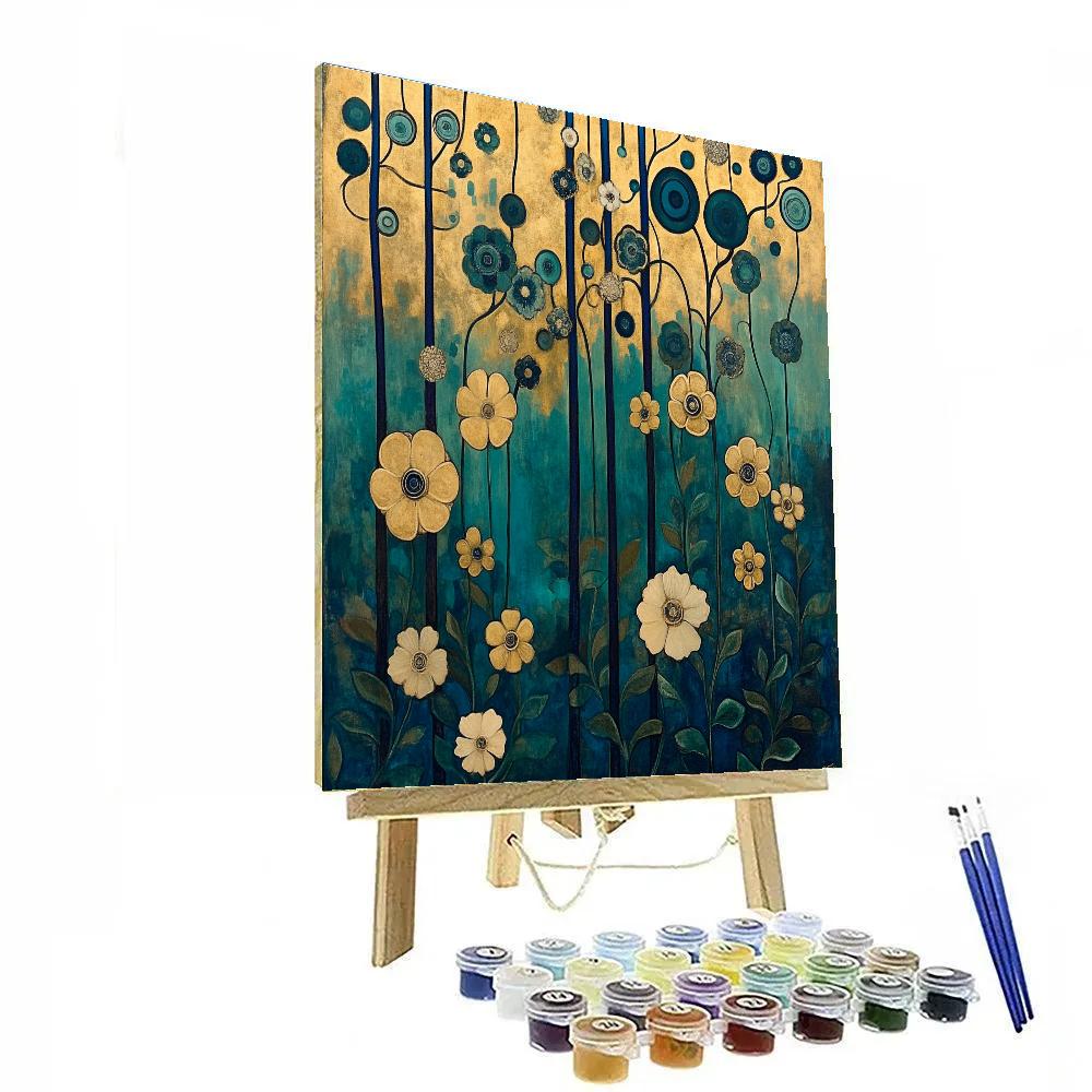 Klimt Inspired Night Garden Paint by numbers kits