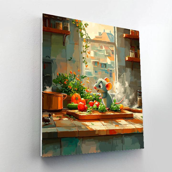 Remy Kitchen Creativity Painting by numbers kit