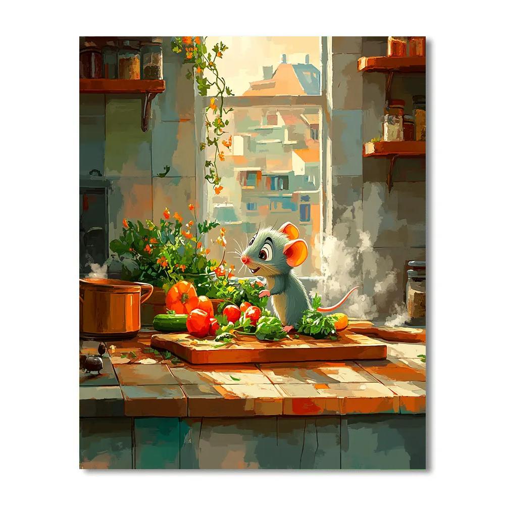Remy Kitchen Creativity Painting by numbers kit