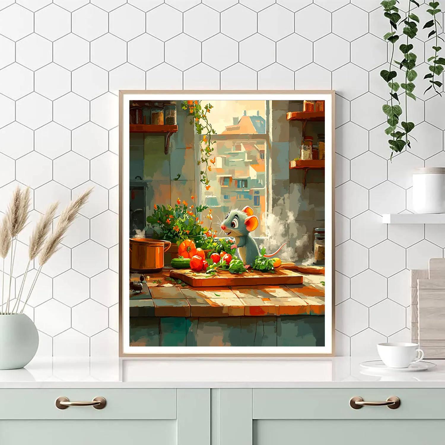 Remy Kitchen Creativity Painting by numbers kit