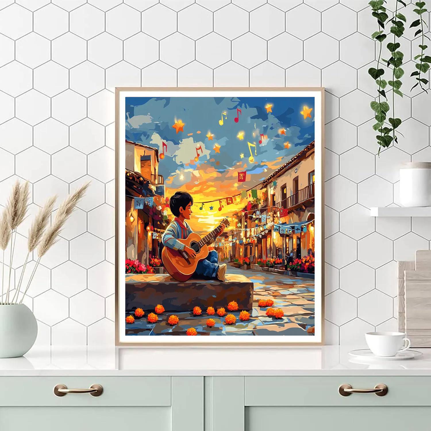 Miguel Music Of Memory Paint by numbers kits