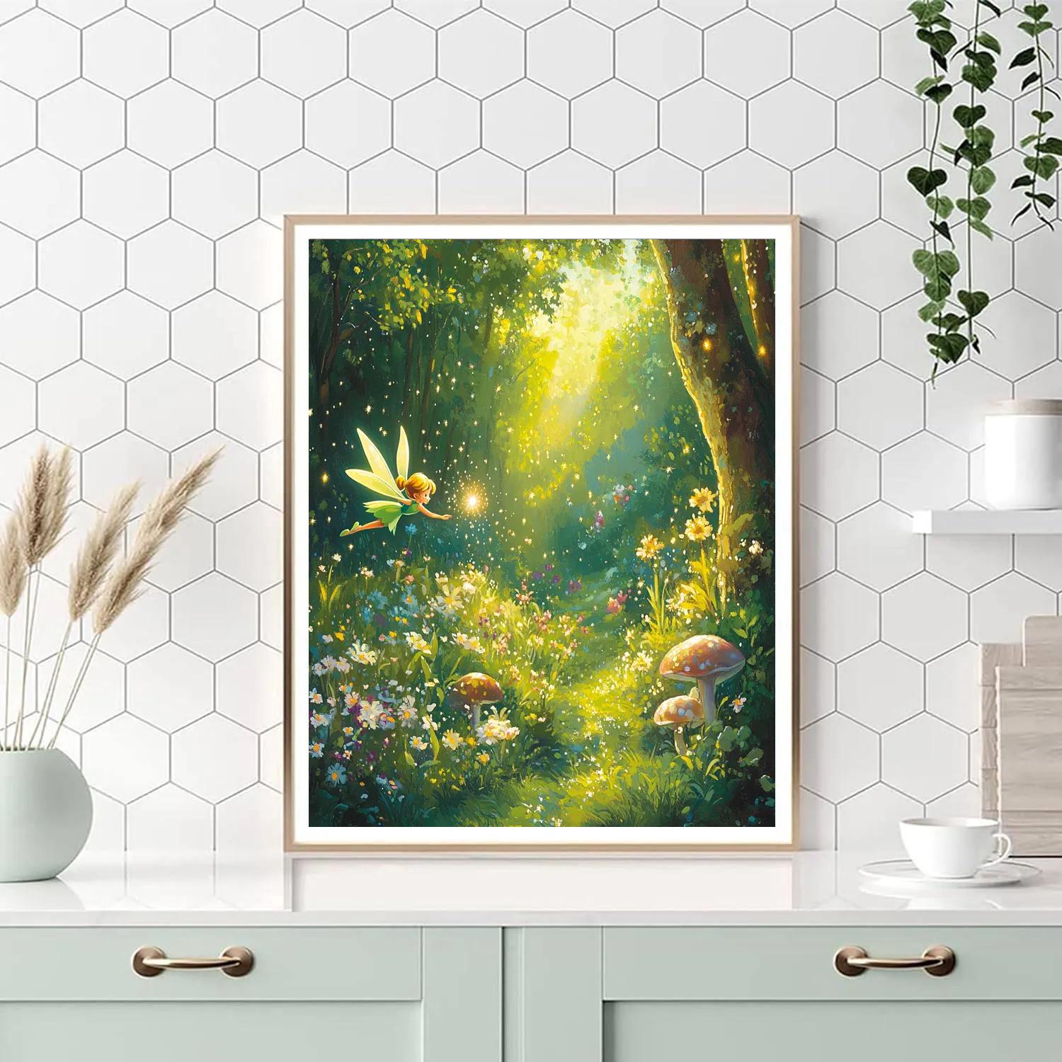 Tinker Bells Enchanted Forest Journey Paint by numbers kits