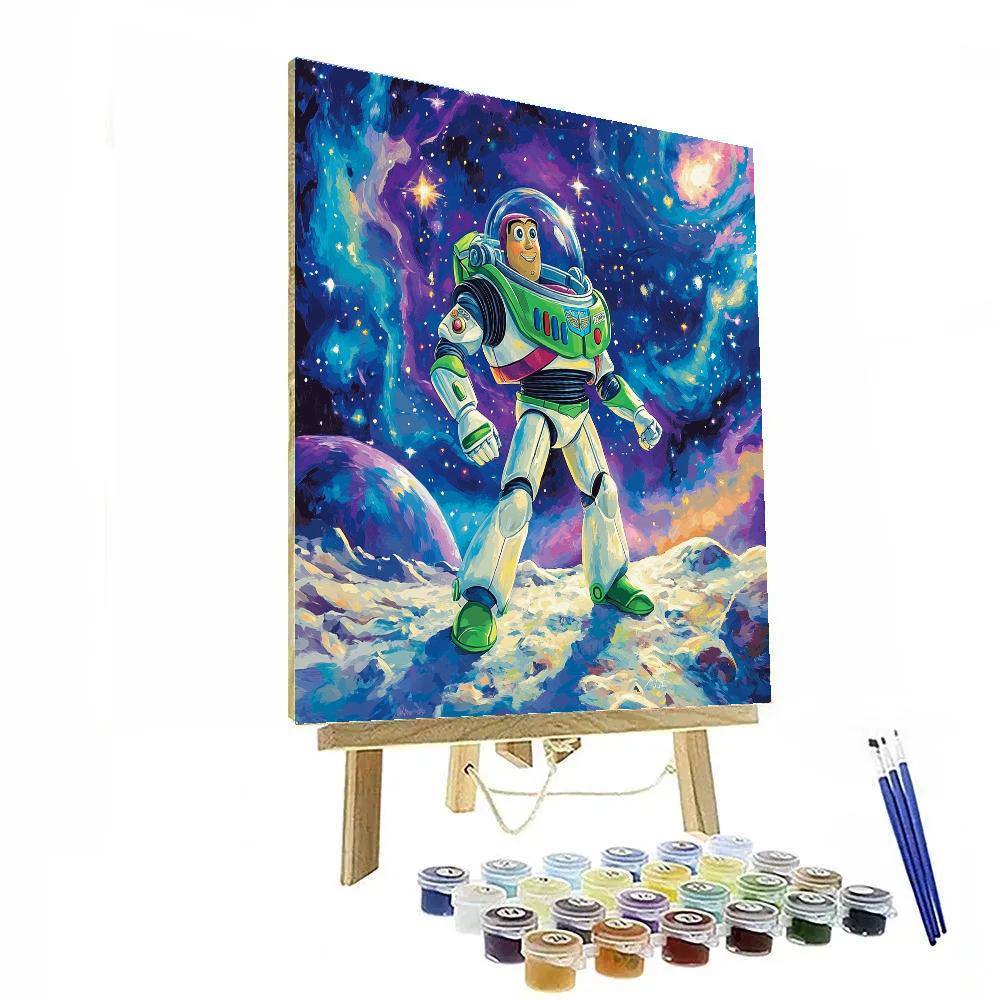 Buzz Lightyears Galactic Mission painting number kit